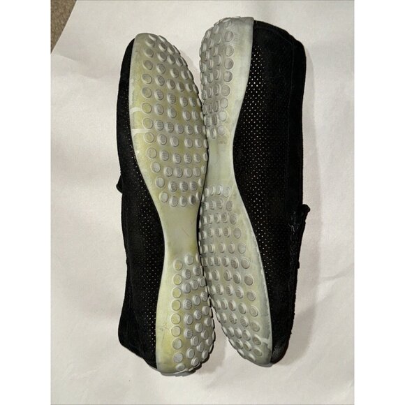 Vaneli Black Suede Loafers Shoes Size 10 - Picture 5 of 5